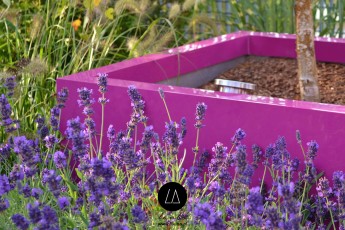Square frost-resistant planter for garden or terrace - Fibra Cube
