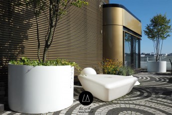 XXL large round outdoor planters - Design Round