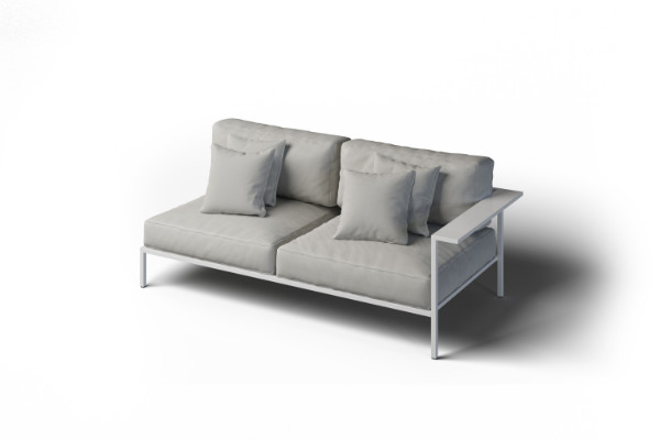 Contemporary garden sofa