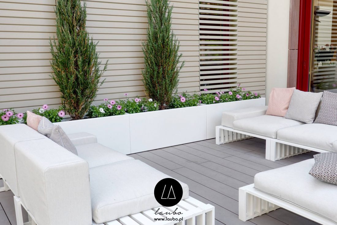 Lightweight patio planters Laubo Nava